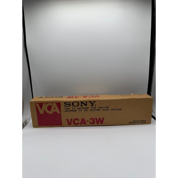 Vintage SONY VCA-3W Car Antenna VHF/UHF Rare 1981 Retro JDM Accessory UNTESTED - Picture 10 of 12